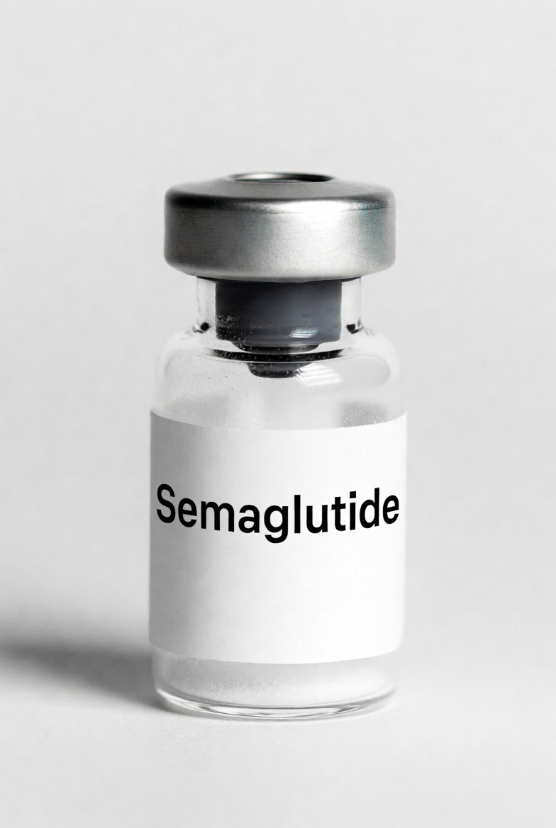 Semaglutide >= 99% HPLC research peptide vial