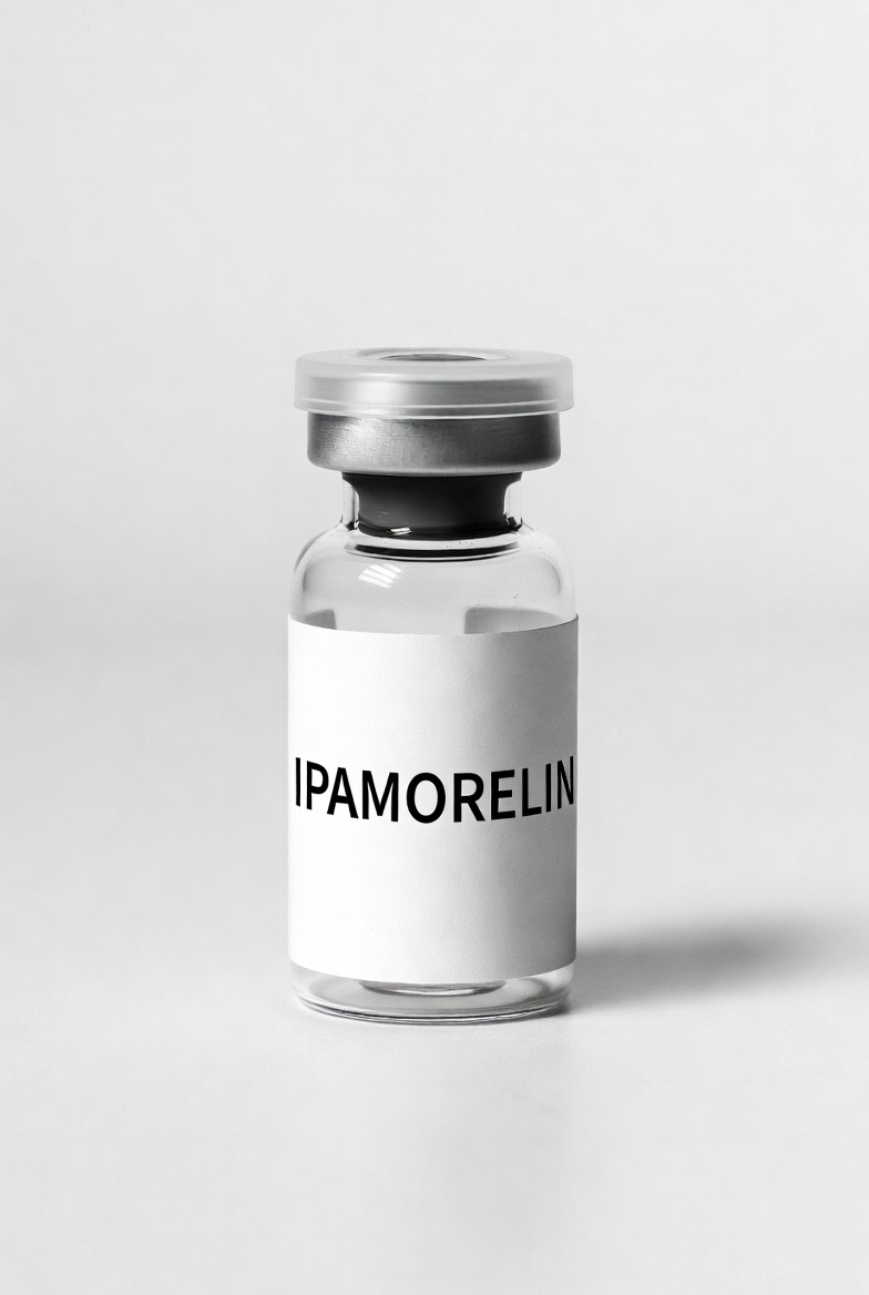 Ipamorelin >= 99% HPLC research peptide vial